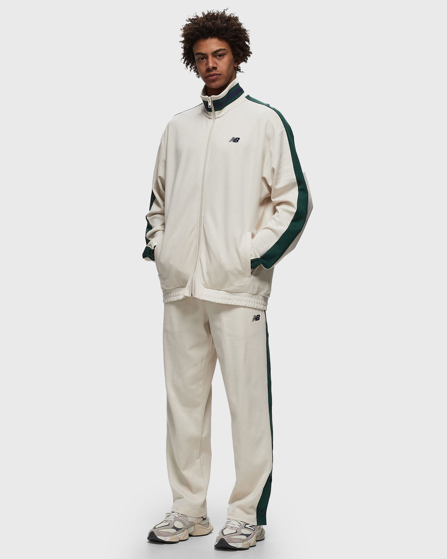 Nohavice a džínsy New Balance SNAP Pant Biela | MP41504LIN, 1
