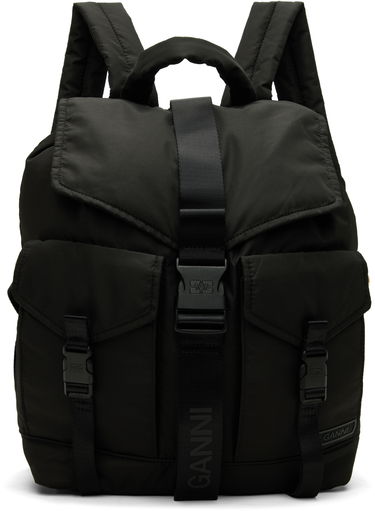 Batoh GANNI Tech Backpack Čierna | A4755, 0