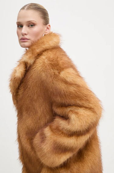 Kabáty STAND STUDIO Stand Studio Janice Faux Fur Jacket Hnedá | 61239.9156, 3