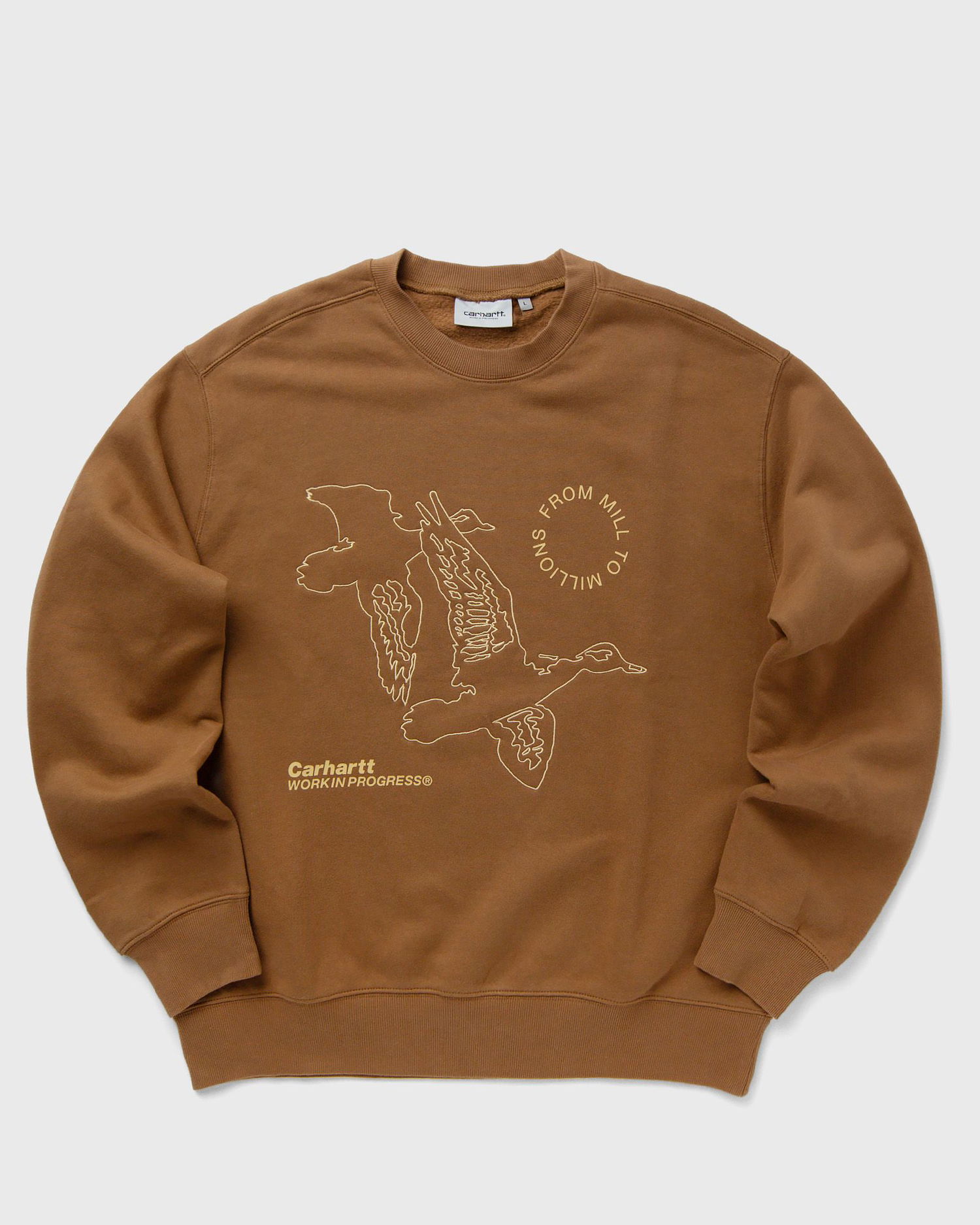Mikina Carhartt WIP Flying Ducks Sweat Hnedá | I033938-HZ.XX, 0