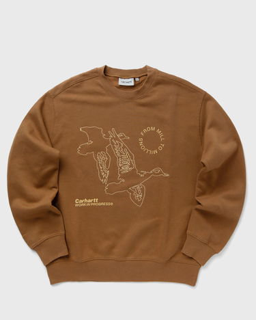 Mikina Carhartt WIP Flying Ducks Sweat Hnedá | I033938-HZ.XX, 0
