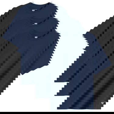 Tričko Human Made 3-Pack T-Shirt Set Navy | HM28CS048-NY, 0