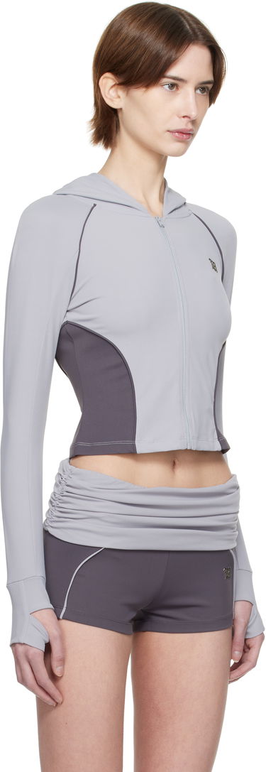 Mikina MISBHV MISBHV Lycra Zip-Up Hoodie Fialová | 250W201, 1
