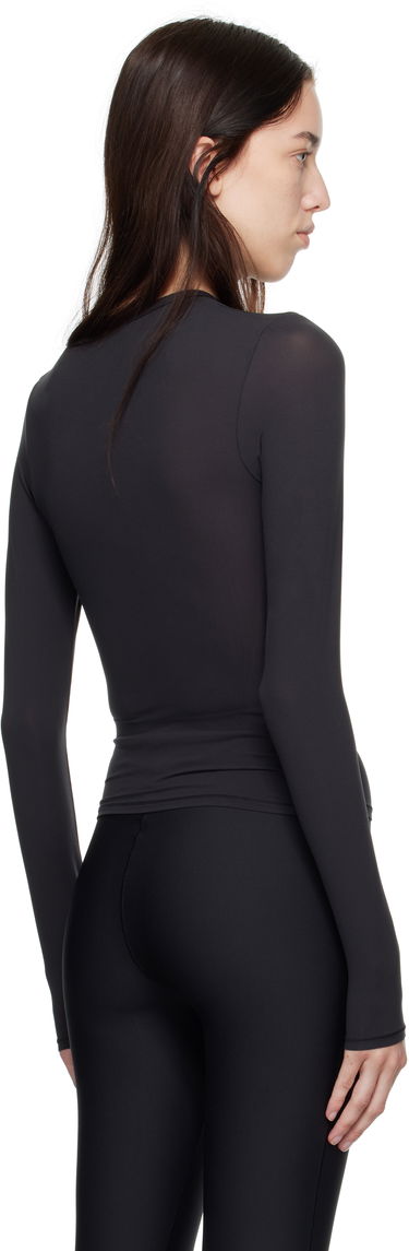 Tričko SKIMS SKIMS Fits Everybody Long Sleeve T-Shirt Čierna | AP-TSH-0650, 2