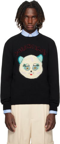 Valentino 'Le Chat De La Maison' Patch Sweater