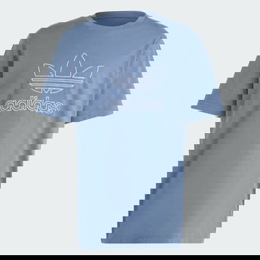 Tričko adidas Originals Adicolor Outline Trefoil Tee Modrá | IR8002, 5