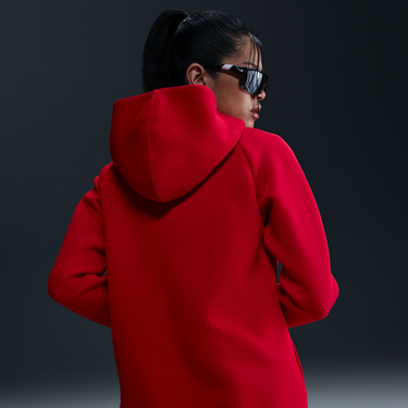 Mikina Nike Sportswear Tech Fleece Windrunner Full-Zip Hoodie Červená | HV6747-657, 3