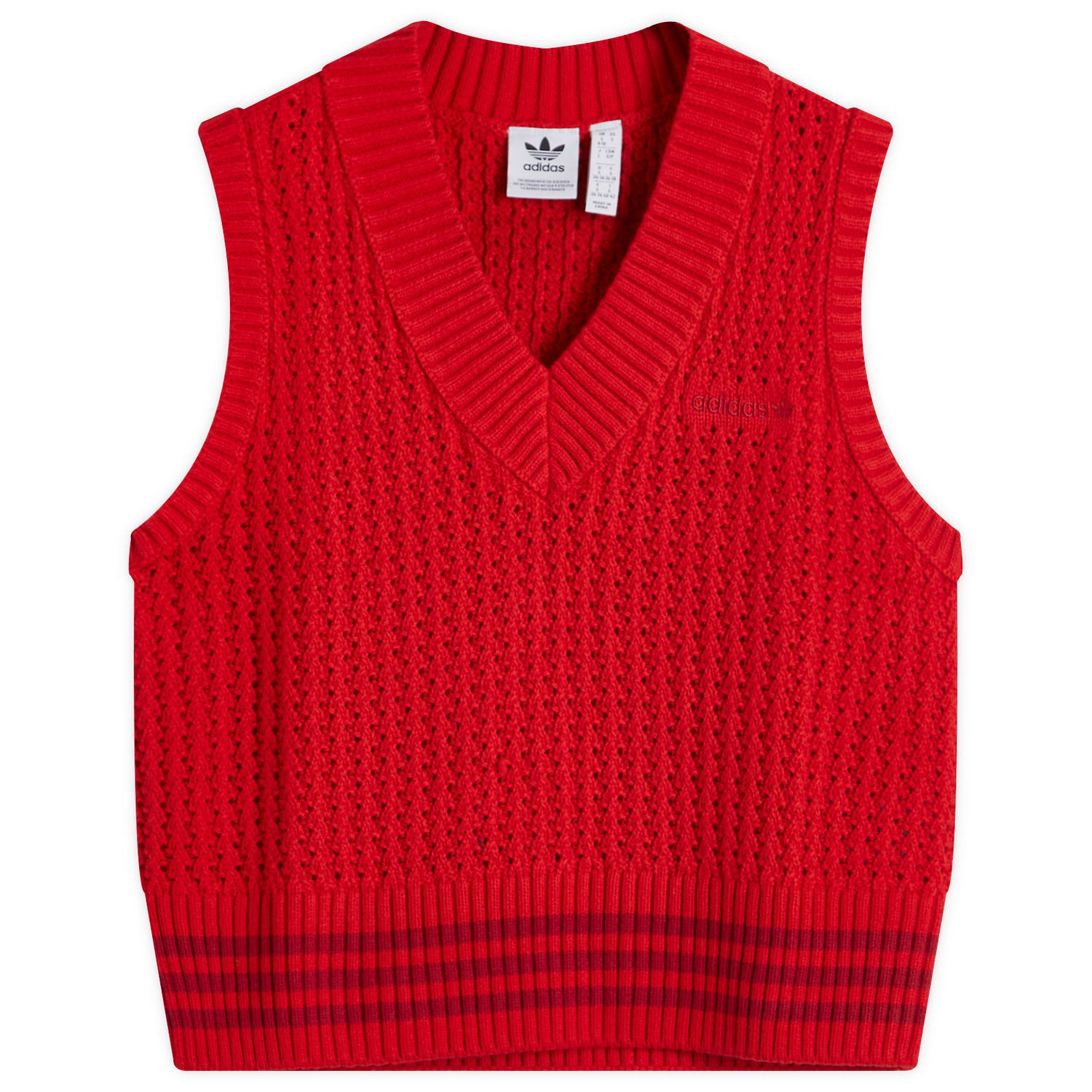 Sveter adidas Originals Knit Vest Červená | IX1053, 0