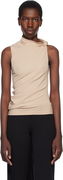 Courrèges Draped Jersey Tank Top