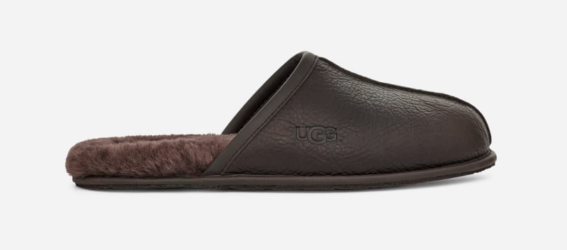 Scuff Leather Slippers