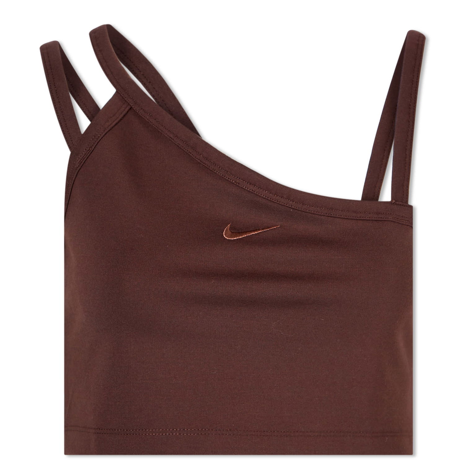 Crop Top Nike Everyday Asymmetrical Crop Tank Top Vínová | DV7926-227, 1