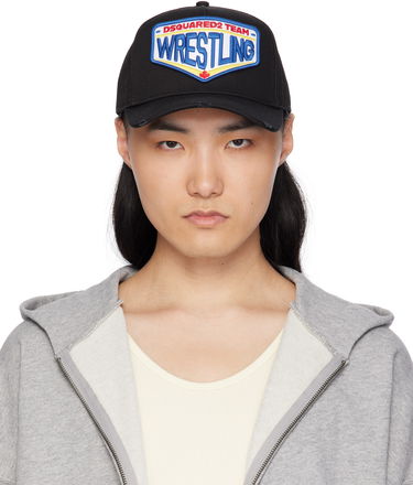 Šiltovka DSQUARED2 Dsquared2 Boxeur Wrestling Baseball Cap Čierna | BCM0902-05C00001-2124, 0