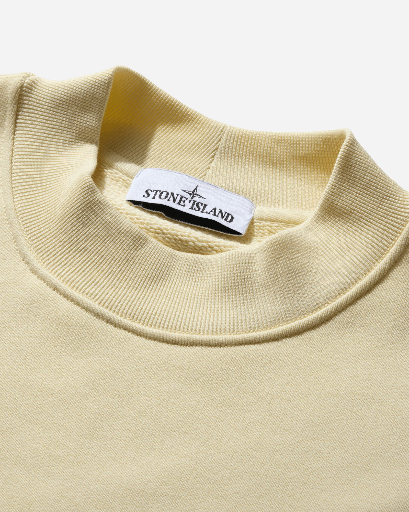 Marina Cotton Fleece Mock Neck Sweatshirt Butter