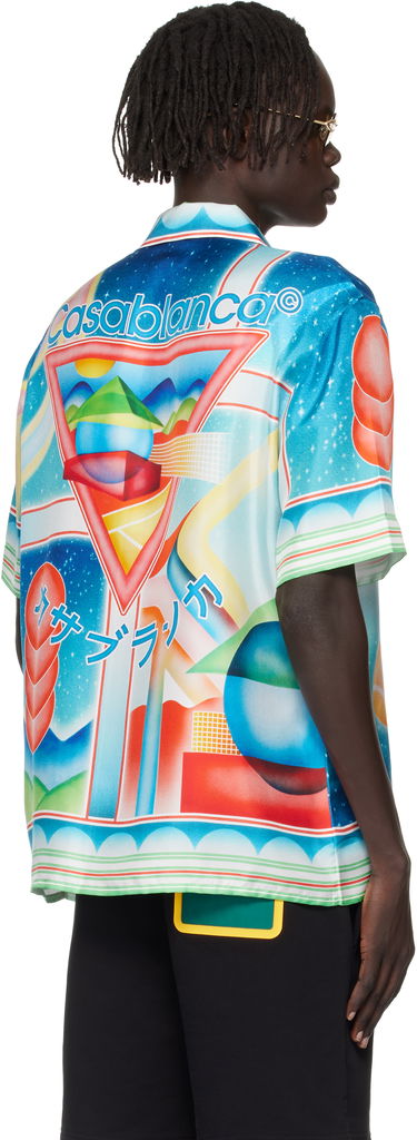 Košeľa Casablanca Casablanca Galaxy Court Silk Shirt Rôznofarebný | MPF25-SH-003-01, 2