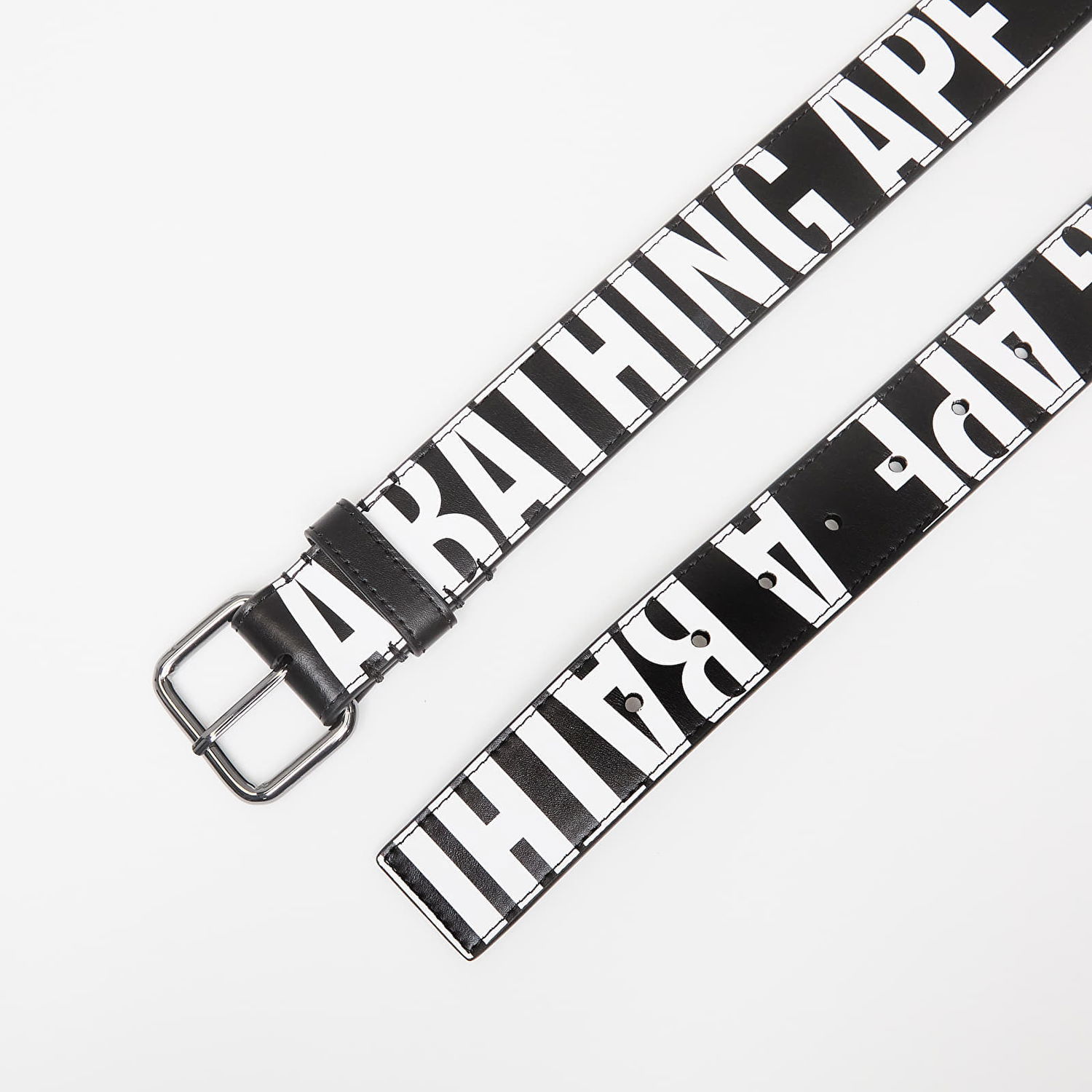 Opasok BAPE A BATHING APE Debossed Logo Belt Black Universal Čierna | 001BTK201302M BLK, 1