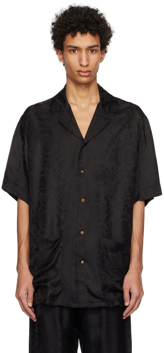 Košeľa Versace Barocco Print Relaxed Shirt Čierna | 1002567 1A06341, 0