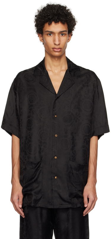 Košeľa Versace Barocco Print Relaxed Shirt Čierna | 1002567 1A06341, 0