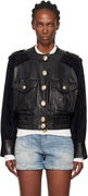 Tweed & Quilted Leather Bomber Jacket