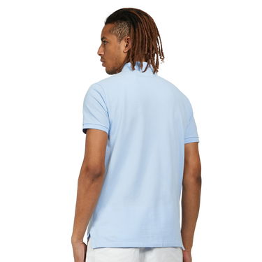 Polo tričko Polo by Ralph Lauren Custom Slim Fit Mesh Polo Shirt Modrá | 710782592013, 1