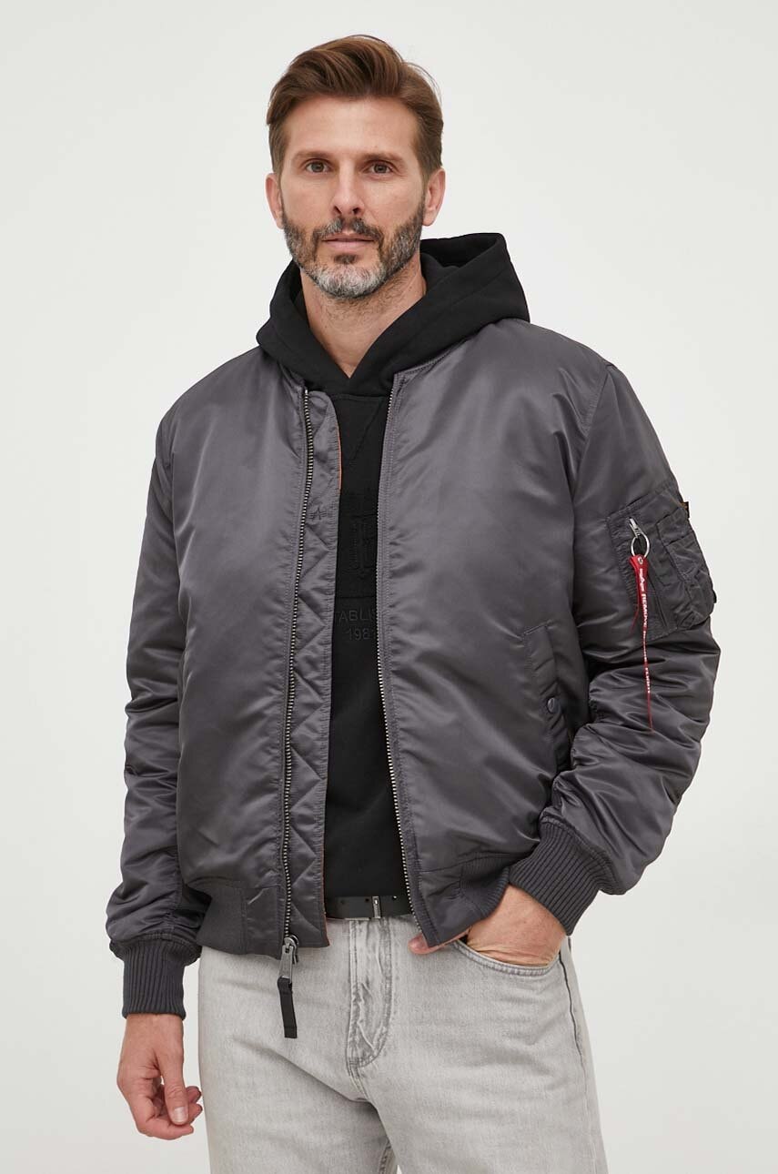 Bomber bunda Alpha Industries Alpha Industries MA-1 VF 59 Bomber Jacket Šedá | 191118.684, 0