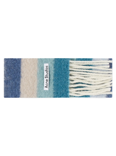 Šál Acne Studios Vesuvio Stripe Scarf Blue/Grey Modrá | CA0226-BAT