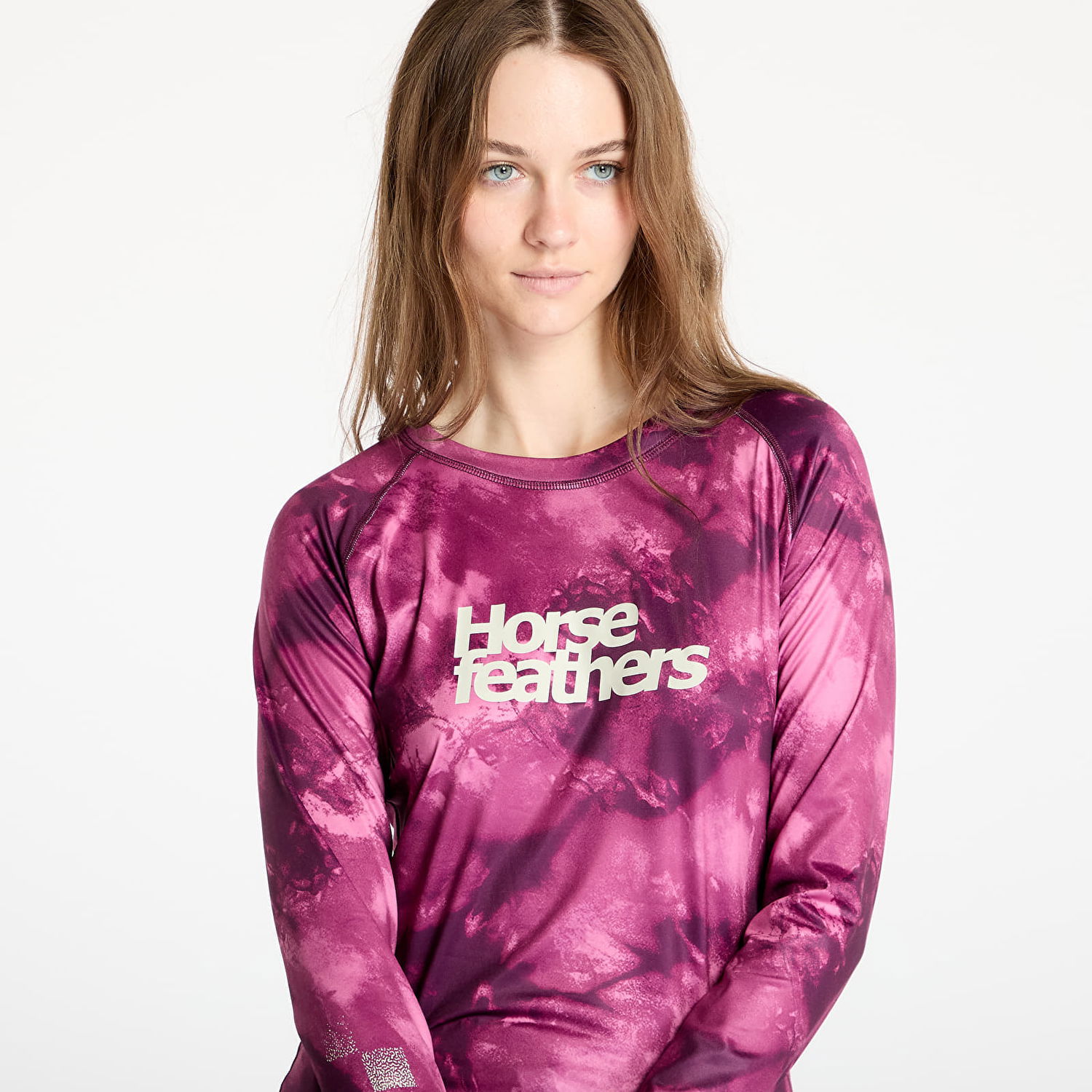 Dres Horsefeathers Deco Long Sleeve Bike Jersey Ružová | TW041A, 1