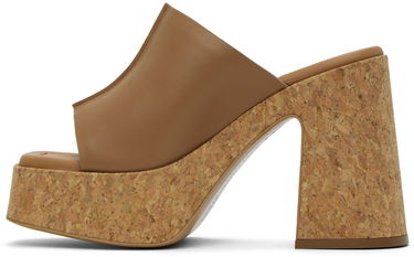 Tenisky a topánky Stella McCartney Skyla Platform Sandals Hnedá | 810359AP00P0, 2