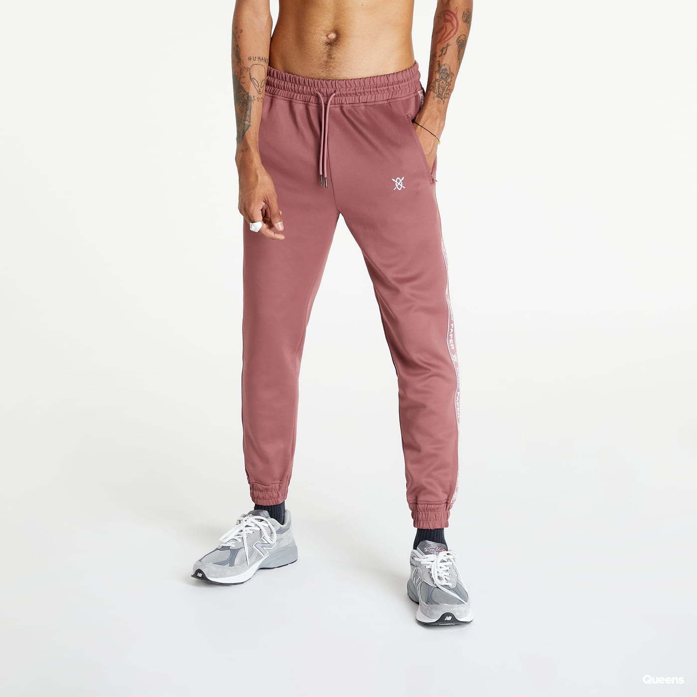 Nohavice a džínsy DAILY PAPER Tonal Etape Logo Trackpants Ružová | 2222104, 0