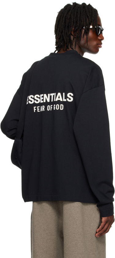 Tričko Fear of God Fear of God ESSENTIALS Classic Long Sleeve T-Shirt Čierna | 125AS254200F, 2