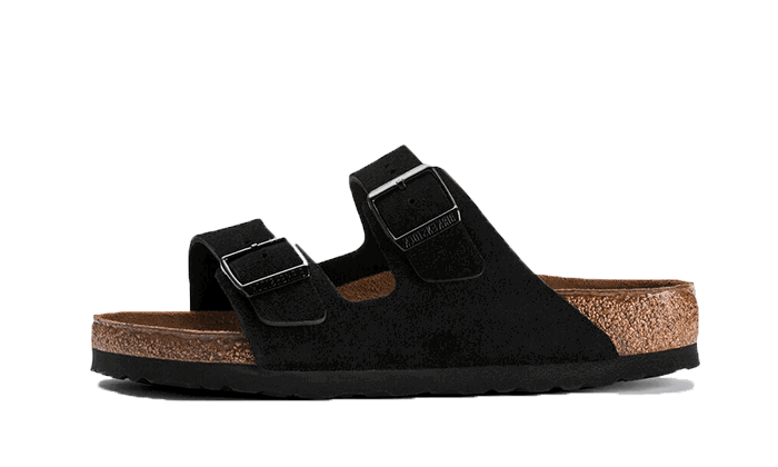 Tenisky a topánky Birkenstock Arizona Suede Leather Soft Footbed Čierna | 0951321/0951323, 0