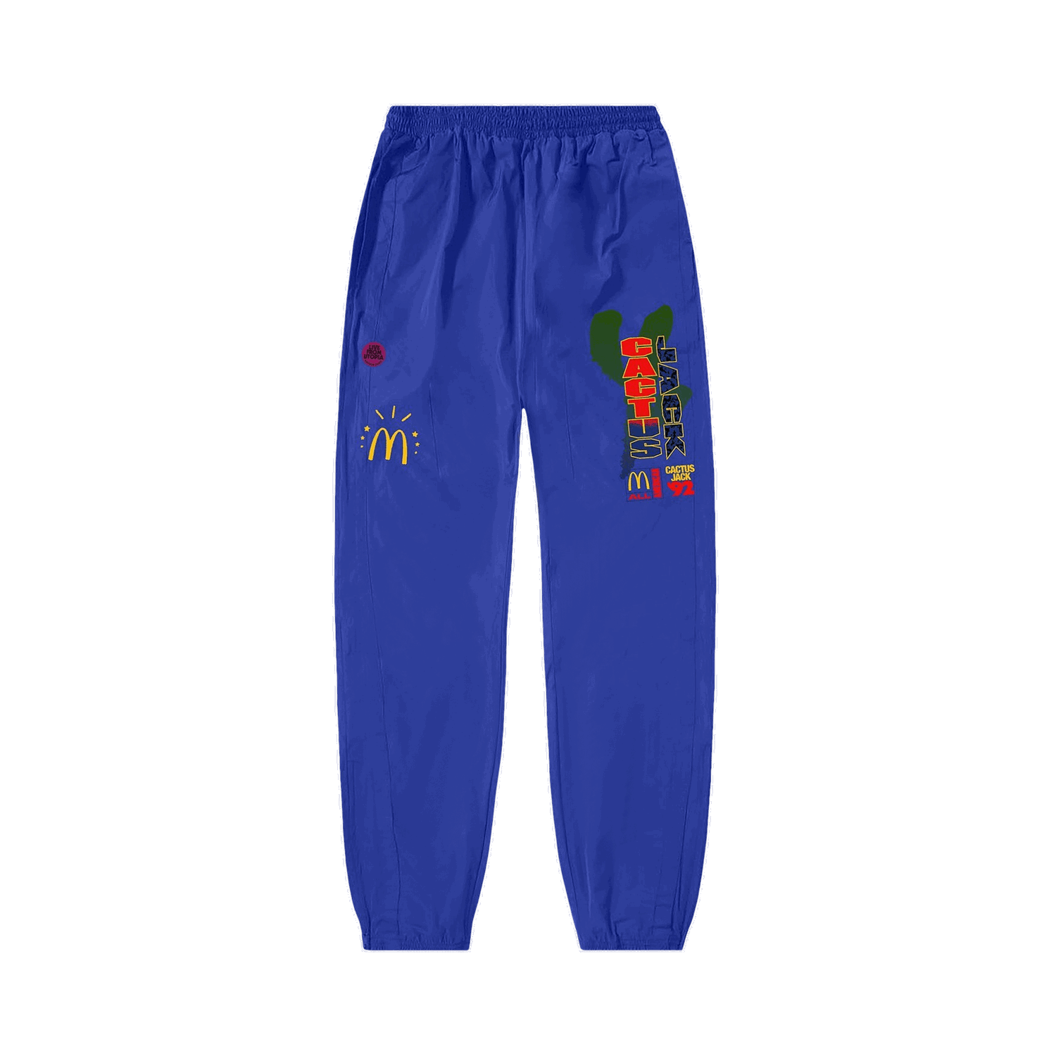Nohavice Cactus Jack by Travis Scott McDonald's x All American '92 Nylon Pants II Modrá | CJMD BP62 BLUE, 0