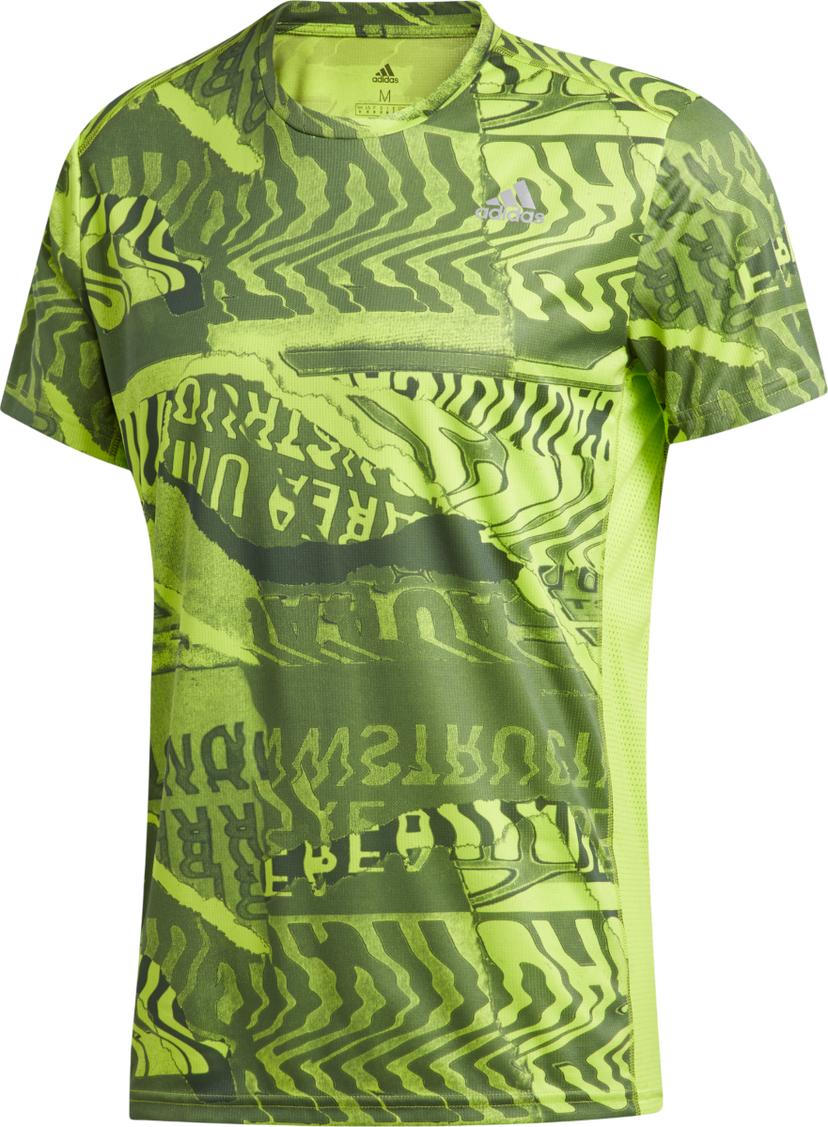 Tričko adidas Originals Graphic T-Shirt Own the Run Žltá | fl6981