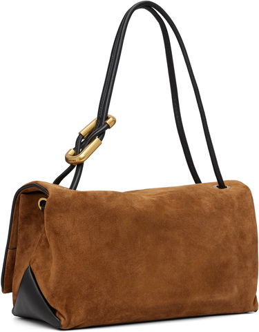Taška cez rameno Marc Jacobs Suede 'The Large Dual' Shoulder Bag with Gold-Tone Hardware Hnedá | 2F5HSH039H01, 2