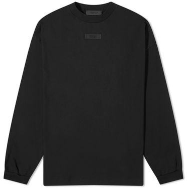 Tričko Fear of God ESSENTIALS Spring Tab Long Sleeve T-Shirt Čierna | 125SP244204F, 0
