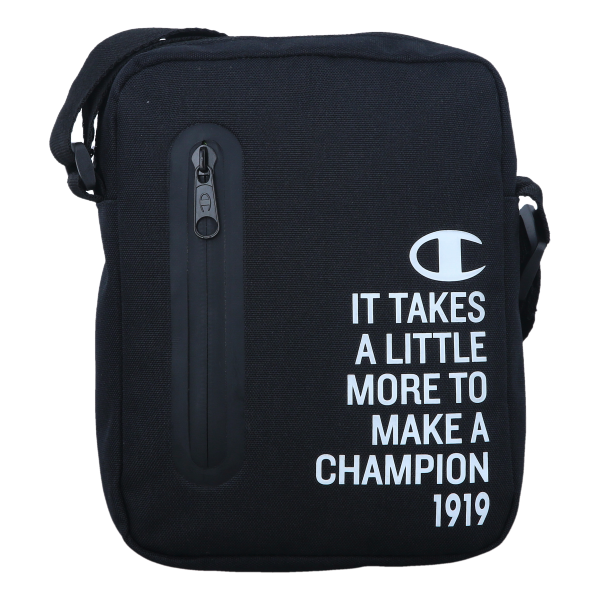 Ľadvinka Champion Crossbody Bag with Zippered Pocket Čierna | CHE231M109-01, 0