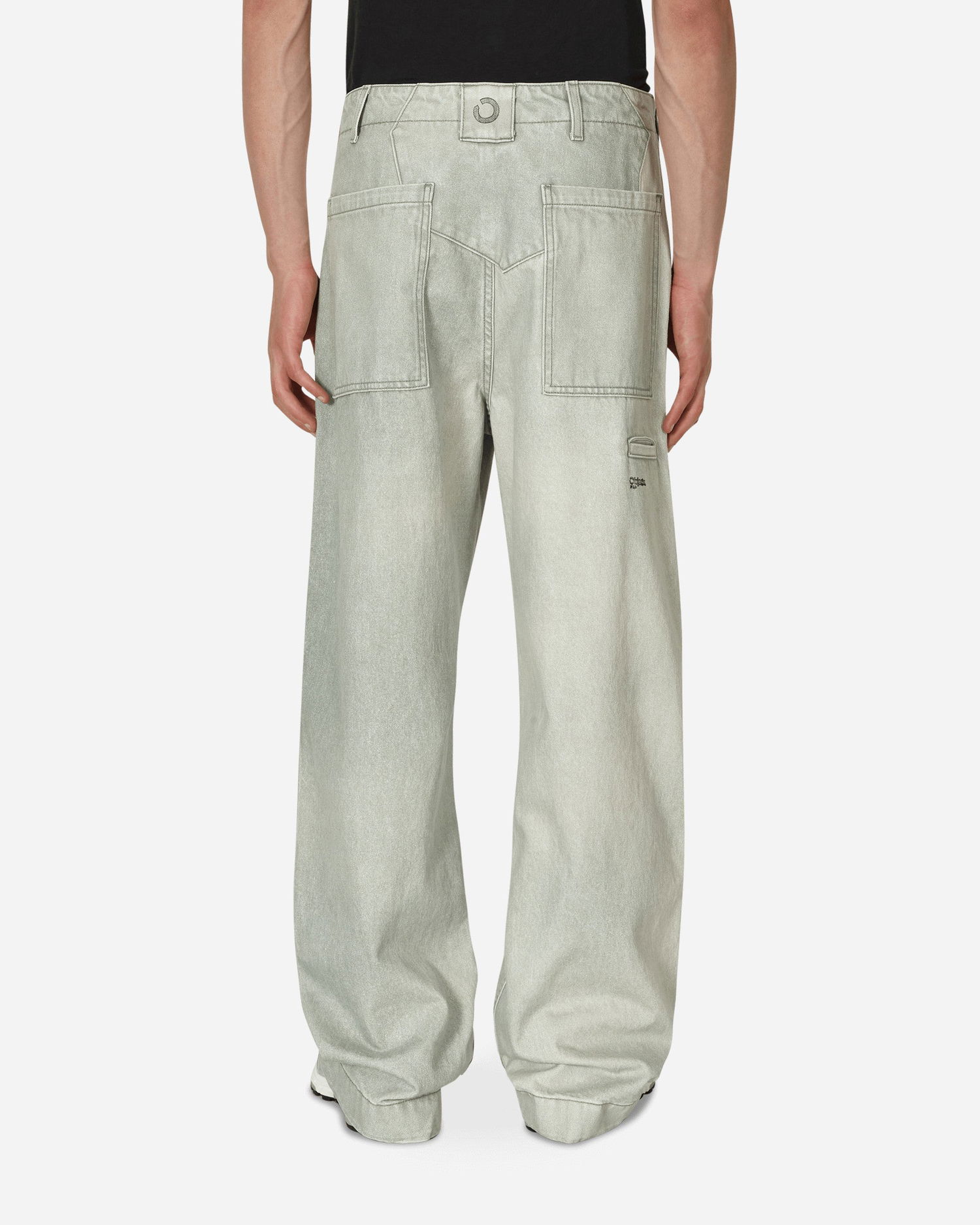 Džínsy Objects IV Life Wide Leg Denim Pants Zelené | 001-303-01-0422 PATGRN, 1