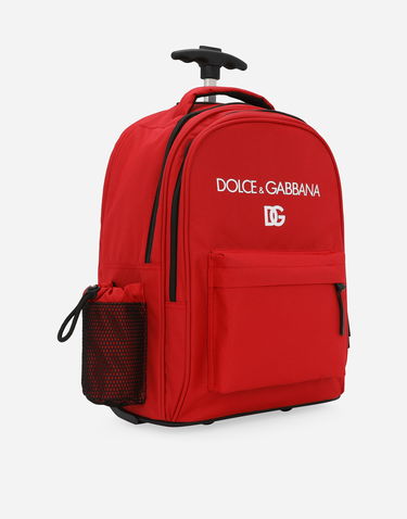 Batoh Dolce & Gabbana Dolce & Gabbana Nylon Trolley Backpack Červená | EM0129AK44180303, 1