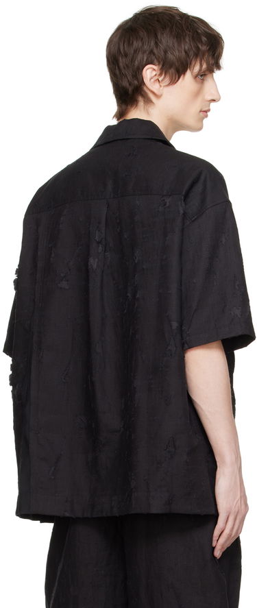 Košeľa Feng Chen Wang Feng Chen Wang Distressed Shirt Čierna | FMS17SR10, 2