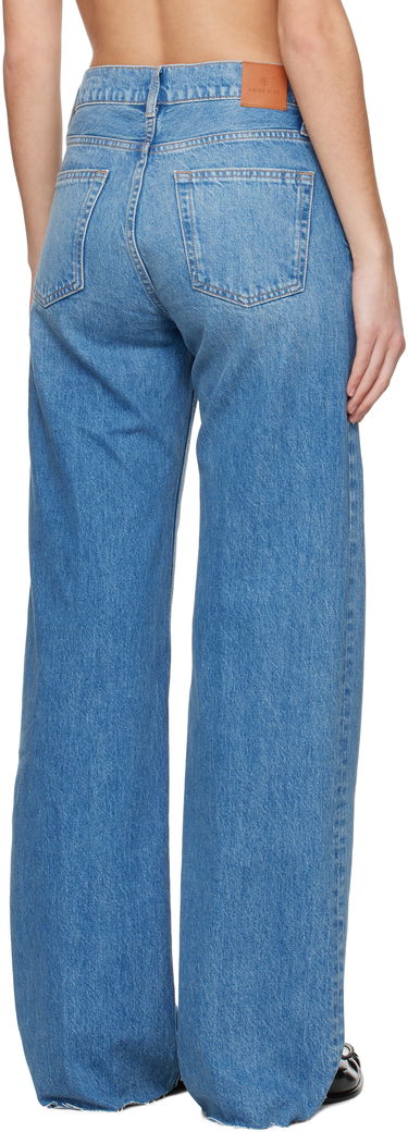 Džínsy Anine Bing Anine Bing Hugh Wide-Leg Jeans Modrá | A-06-7135-447, 2