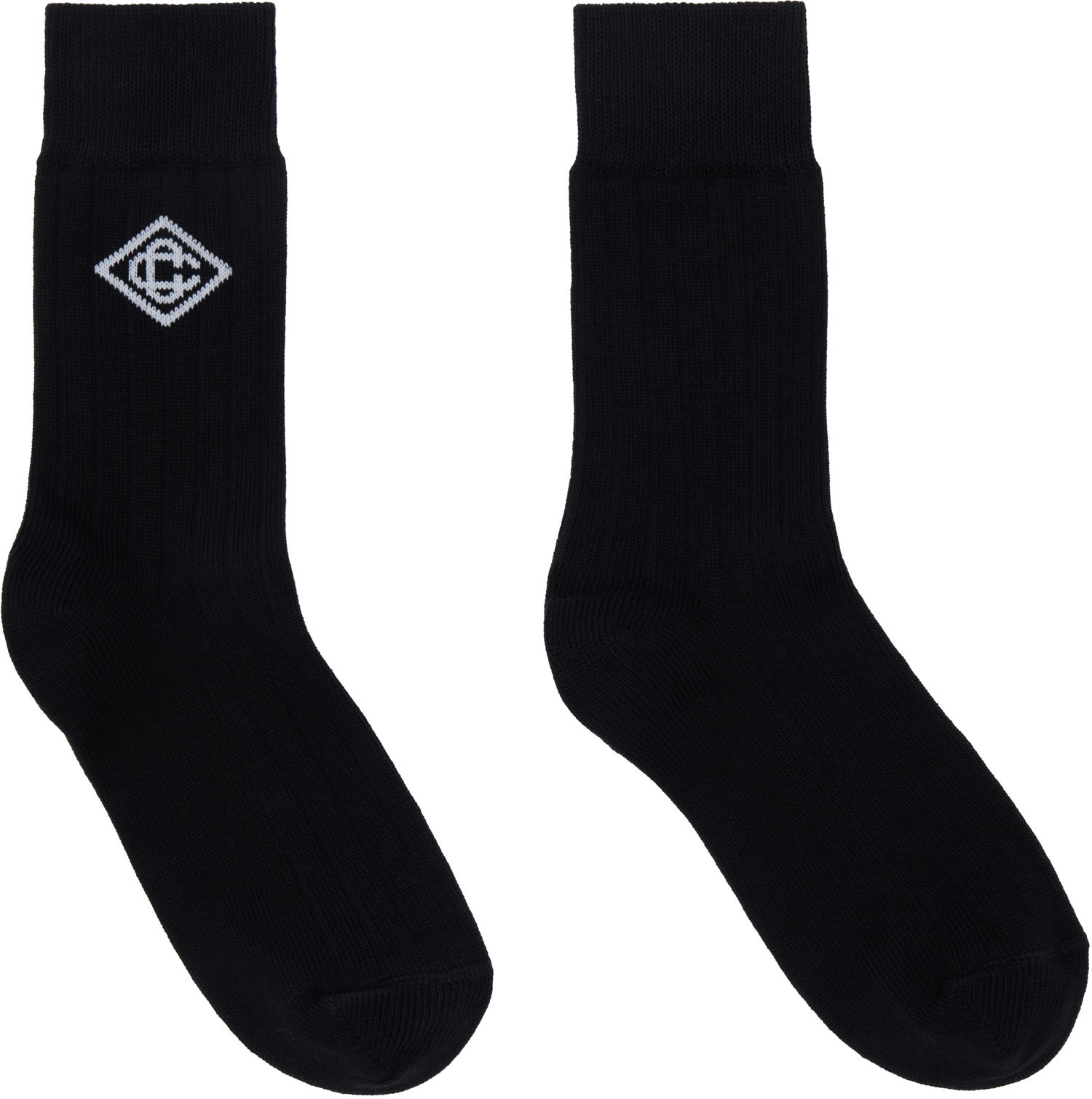 Ponožky Casablanca Dress Socks Čierna | APS25-ACC-086-03, 0