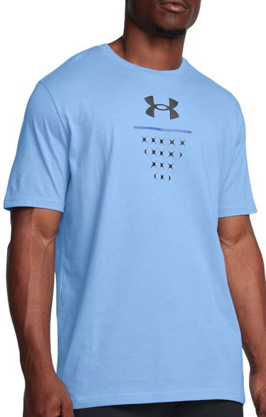 Tričko Under Armour Basketball Graphic Short Sleeve T-Shirt Modrá | 1382855-465, 0