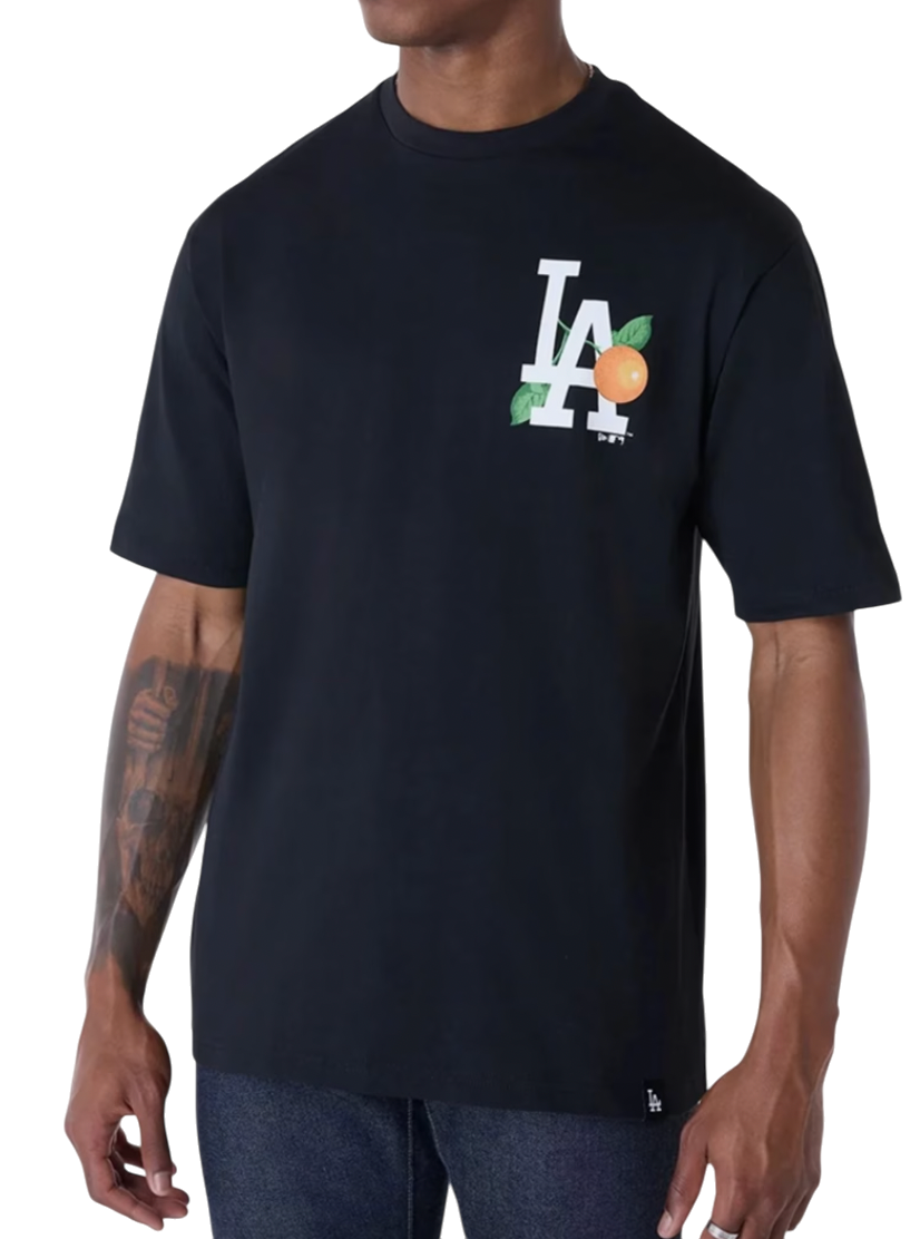 Tričko New Era New Era MLB Los Angeles Dodgers Fruit Graphic T-Shirt Čierna | 60596322-60596322, 0