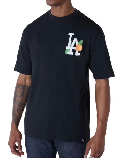Tričko New Era New Era MLB Los Angeles Dodgers Fruit Graphic T-Shirt Čierna | 60596322-60596322, 0