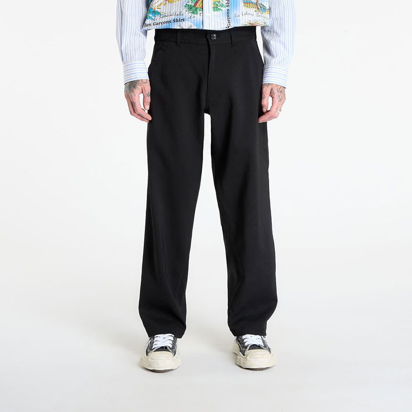 Nohavice COMME des GARÇONS Comme des Garçons SHIRT Trousers With Patch Pockets Čierna | FP-P501-W25 Black