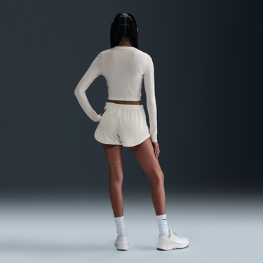 Šortky Nike Sportswear Chill Waffle Mid-Rise 3" Shorts Biela | HJ3842-134, 4