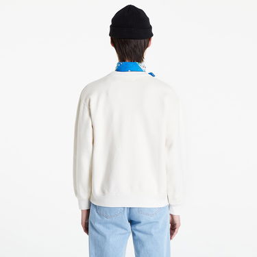 Mikina MARKET Smiley Oversized Crewneck Sweatshirt Biela | 396000834 1228, 2