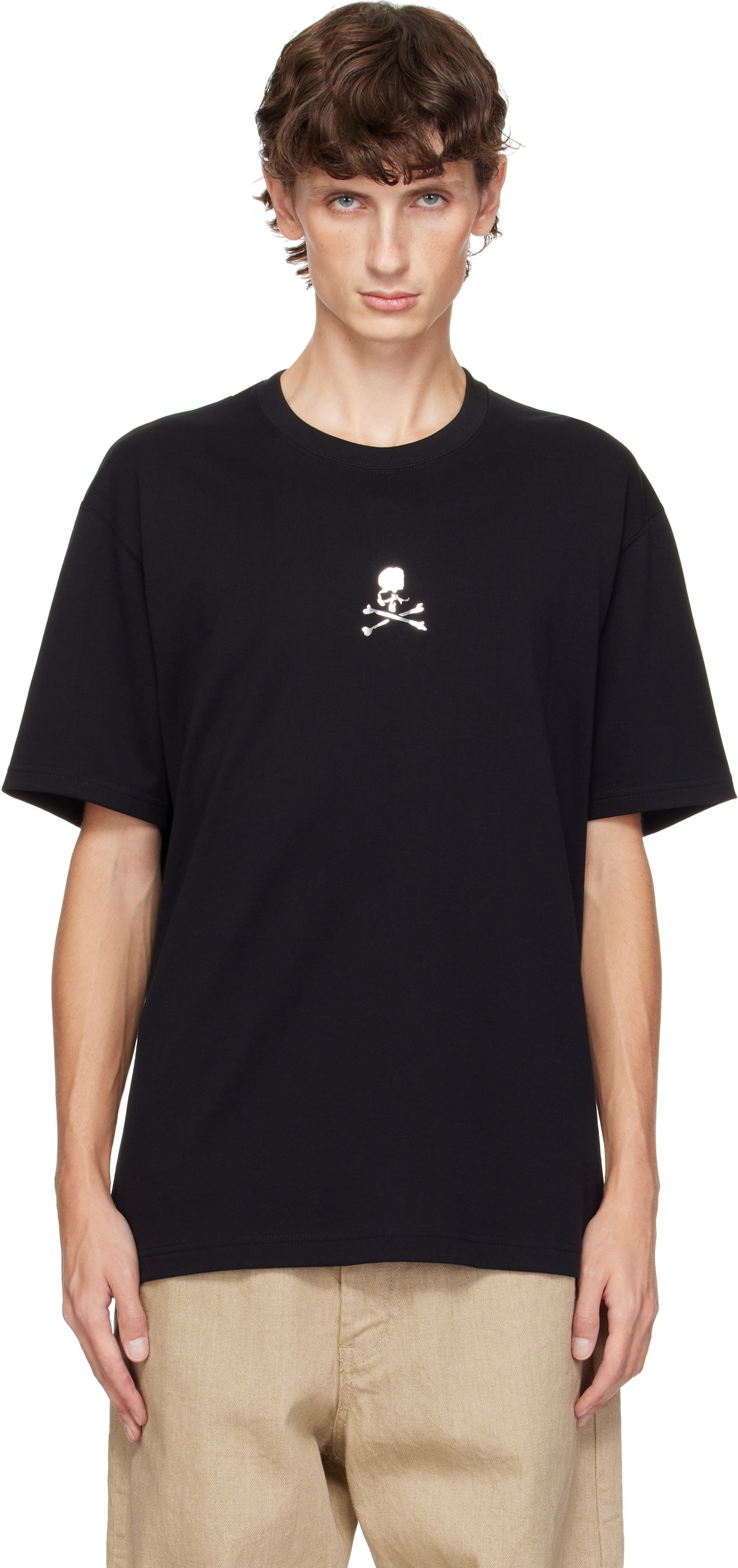 Tričko Mastermind WORLD T-shirt Loopwheel Čierna | MW24S13-TS069-012, 0