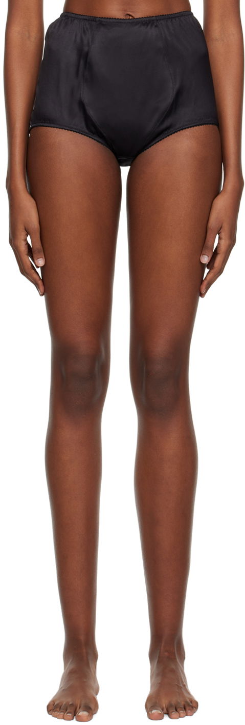 Nohavičky Dolce & Gabbana Black High-Rise Briefs Čierna | O2A18T FUAD8, 0