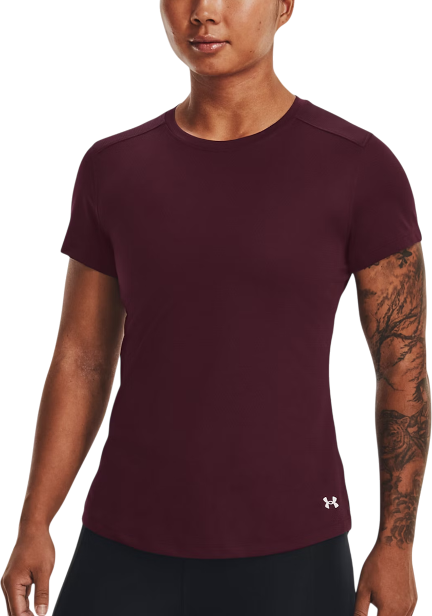 Tričko Under Armour Under Armour Qualifier Run T-Shirt Vínová | 1369454-600, 0