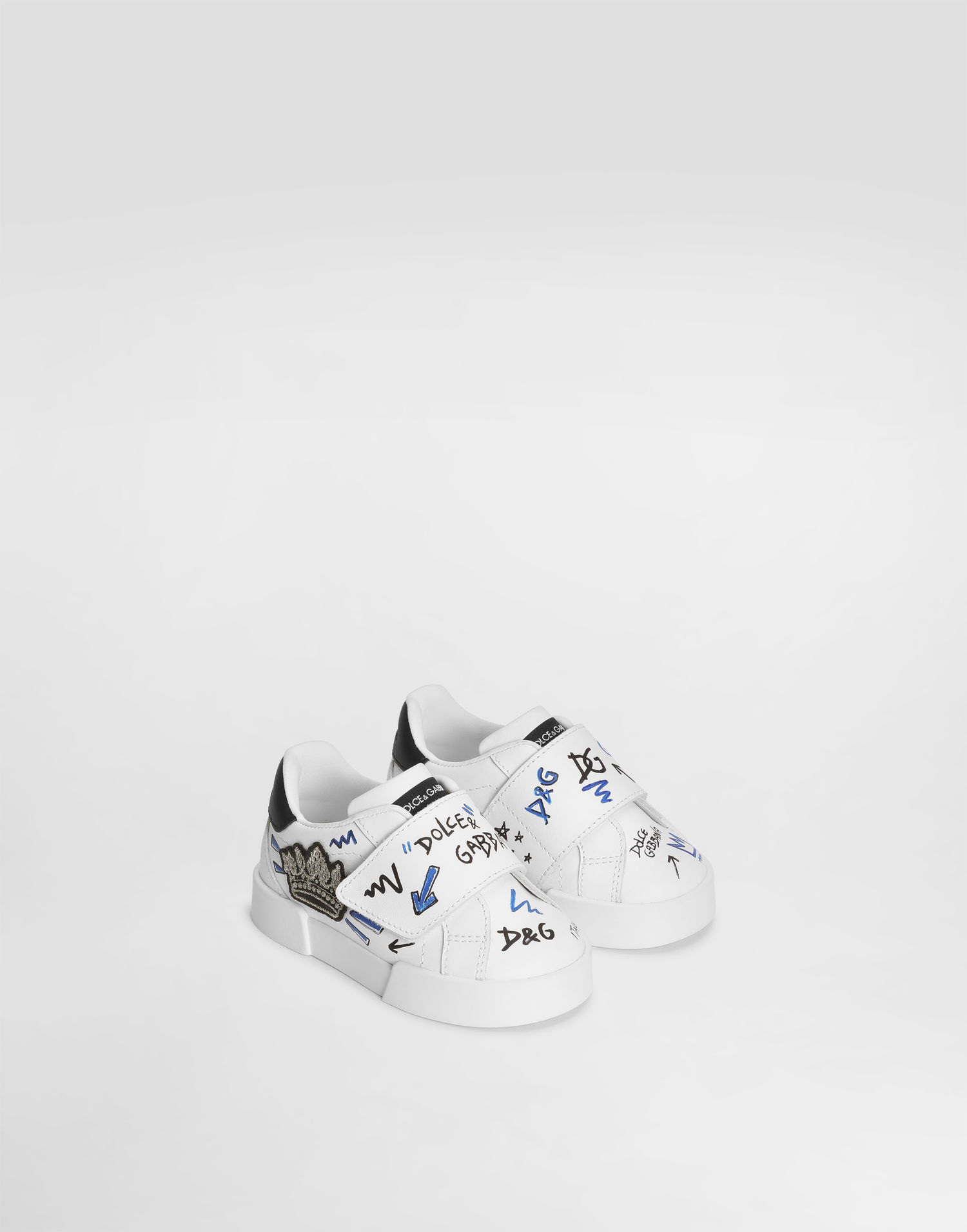 Tenisky a topánky Dolce & Gabbana Portofino Light Lambskin First Steps (19-26) Biela | DN0135AH494HWF57, 1